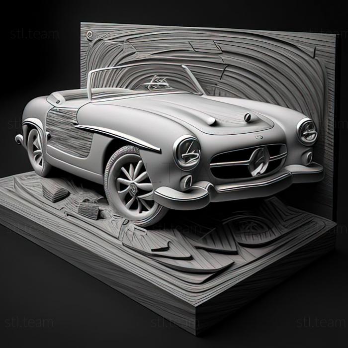 3D model Mercedes Benz 190SL (STL)